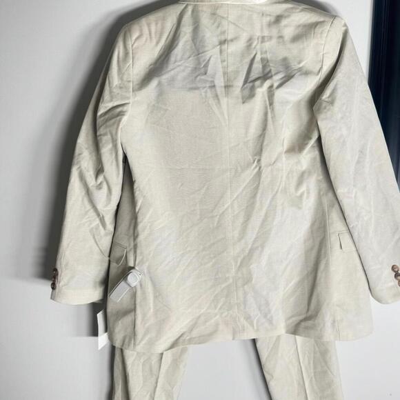 Nautica Big Boys 2-piece Micro-Texture Suit Khaki Sports Suit and Pants 20R - Picture 6 of 6